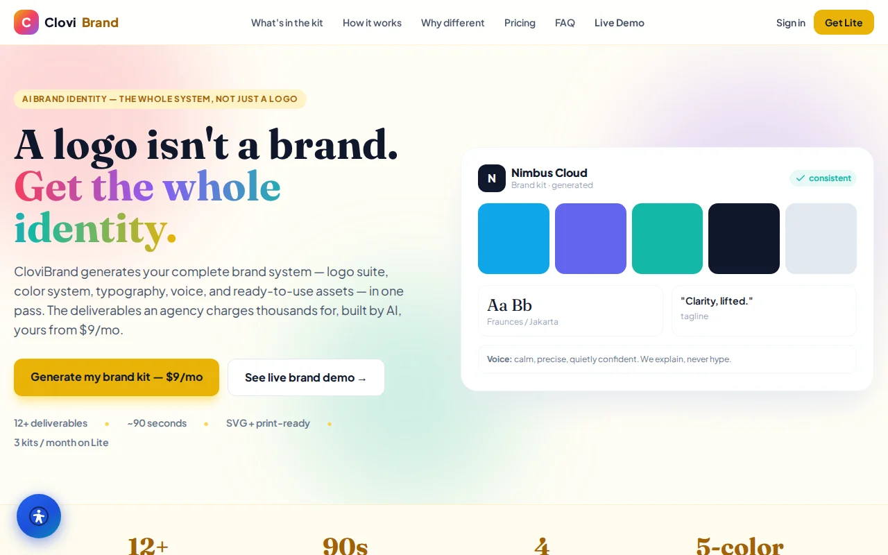 CloviBrand illustration